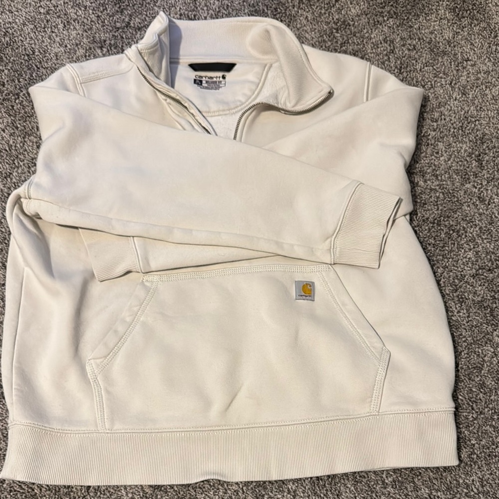 Carhartt White Pullover Sweatshirt